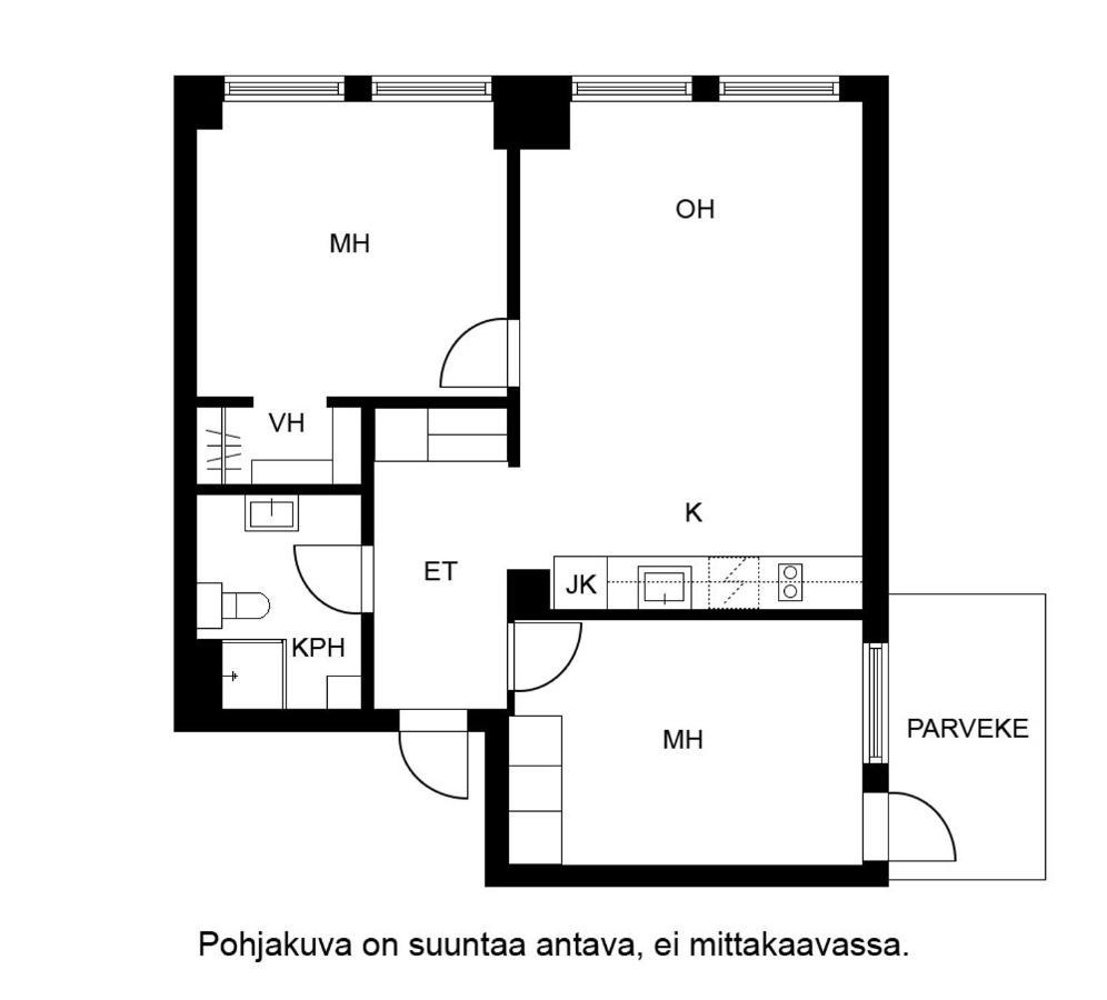 Modern 2Br Apartment With Balcony & Central Location - Hosted By 2Ndhomes Tammerfors Exteriör bild